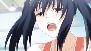 Campus en celo, clip de anime de comedia con grupo sin censura, escenas de tetas grandes