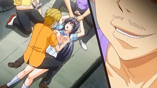 Campus loco, vídeo de anime dramático con tetas grandes sin censura, bondage, escenas de bukkake