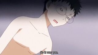 Comédie excitante, fantastique, clip d'anime de campus avec des scènes de gros seins non censurées