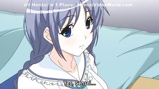 Horny romance anime video with uncensored group, anal, big tits scenes