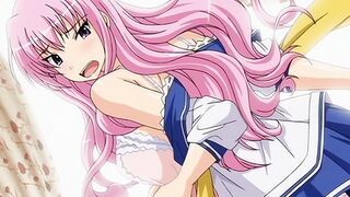 Clip de anime de romance loco con escenas grupales, anales y de tetas grandes sin censura