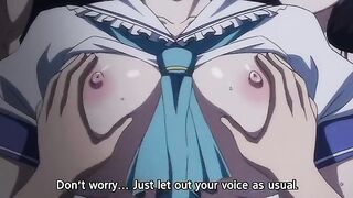 Clip anime romantique fou avec des scènes de groupe non censurées, anales et de gros seins