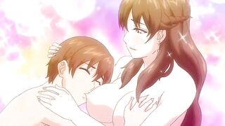 Filme de hentai de romance exótico com peitos grandes sem censura, cenas de creampie