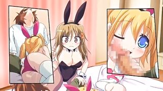 Hottest comedy, adventure anime clip with uncensored group scenes