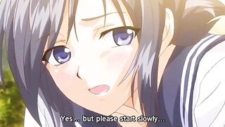 Horny adventure, romance anime clip with uncensored big tits, lesbian, group scenes