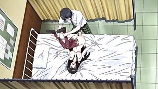 Campus mais badalado, clipe de anime de aventura com seios grandes sem censura, cenas de creampie