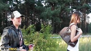 Busty amateur vrai porno en direct en plein air