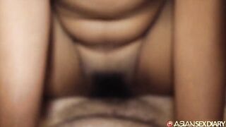 Chubjang On Asian Sex Diary - Tight n Hairy - Clipe de 4 minutos