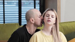 Chubby virgin blonde Liza gets fucked