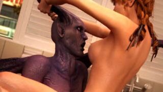 Banda desenhada em vídeo de tabu pornô 3D "Succubus Slut"