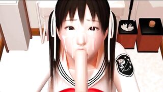 3D hentai coed teen