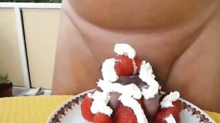 Fucking of the strawberry