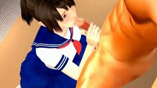 Genial porno de anime en 3D