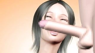 3D-Animation Blowjob