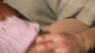 Horny homeless hobo fucks lewd lady on bed