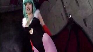 Darkstalkers Morrigan Cosplay Pornô