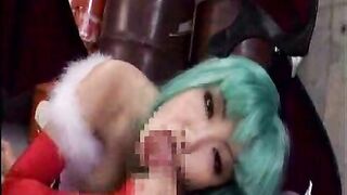 Darkstalkers Morrigan Cosplay Pornô