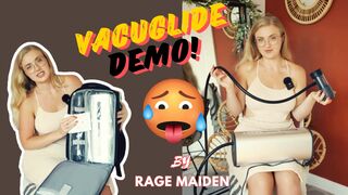 Disimballaggio VacuGlide con TETTA GRANDE Rage Maiden