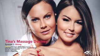 Tina's Massage Desires Part 2: Giving - Cindy Shine & Tina Kay