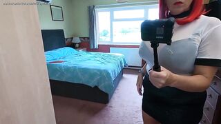 Look mouillé sur les cheveux roux Pt1