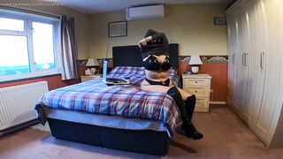 Diversão com bota de coxa solo Pt2