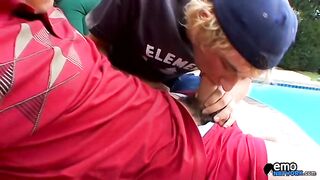 Bottom Casey bekommt den großen Schwanz! - Casey Wood und Jeremiah Johnson