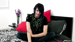Tyler Strokes His 8 Inch Emo Dick - Tyler Ellis Jerks