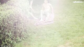 Blond-Boy Blake Hanson Gets His Tight Ass Smashed Outdoors By Orlando White&rsquo;s Pole! HD