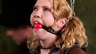 Brest bondage for Nikki