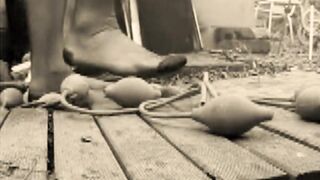 Esmagando para a lareira