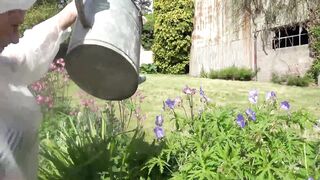 Regando minhas plantas Pt1