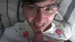 Cuming In My Open Mouth