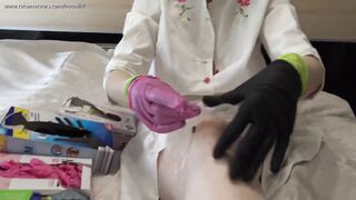 Strati di guanti in lattice