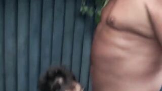 BBW Warm Sweet Honey fucked behind the shed pt2