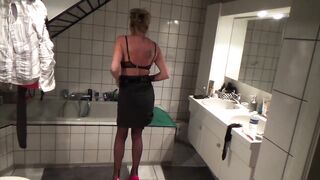 RHT Nylons Show in meinem Schlafzimmer