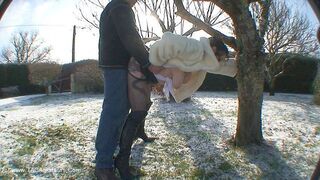 salope dans la neige pt2