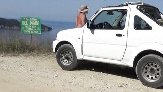 Viagem de jipe nudista em Zackynthos