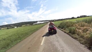 Mallorca Quadfahrt nackt zu zweit