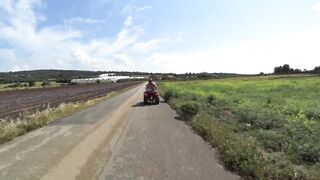 Mallorca Quadfahrt nackt zu zweit