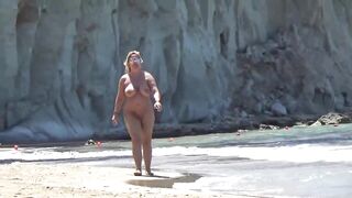 Praia de nudismo de Zackynthos Pt3