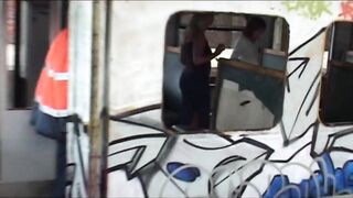 Fellation dans le train