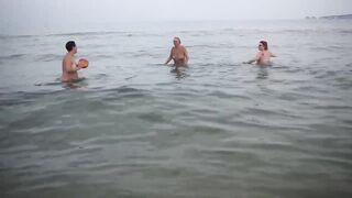 Girls Playing In The Sea