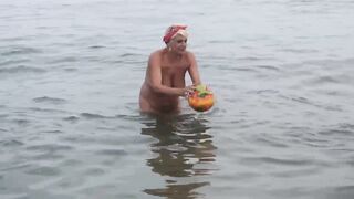 Girls Playing In The Sea