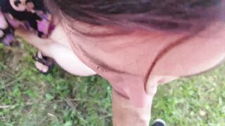 Fellation en extérieur