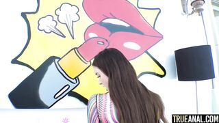 TRUE ANAL Hazel Moore's hypnotizing ass