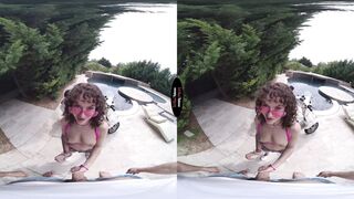 A enteada aprende a estacionar... no meu pau