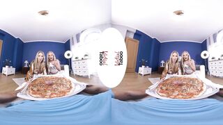 Cousin Brings Pizza And Dick