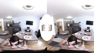 Bunda virgem no café da manhã