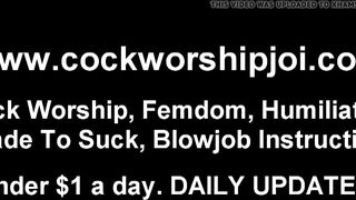 Enfile cette lingerie avant de commencer à sucer des bites