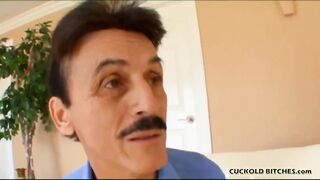 Você vai assistir um homem me encher de esperma